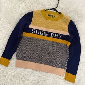 Anthropologie Mustard Ribbed Sweater